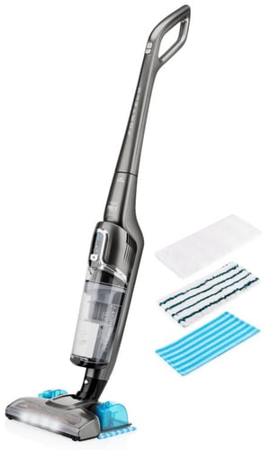 Eta Fortelo 6245 90000 2-in-1 Upright Vacuum Cleaner, Battery-Powered, Dry, Cyclonic, 1 L Dust Bag