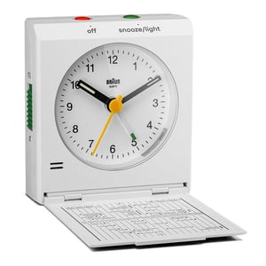 Braun BC05W Wand-/Tischuhr Analoguhr Rechteckig Weiß
