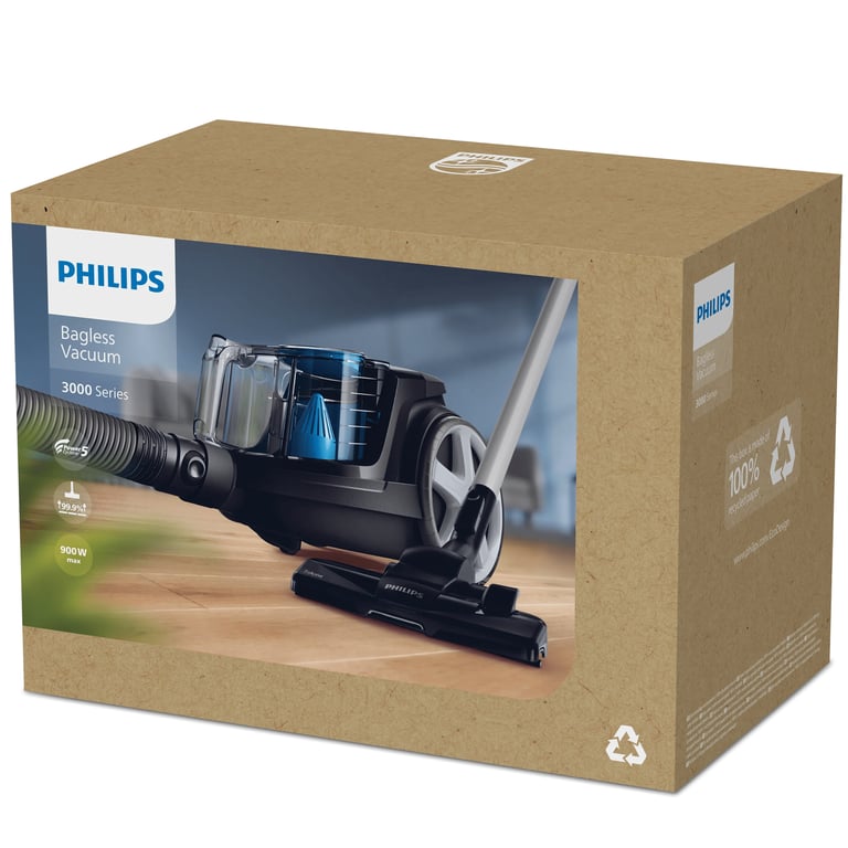 Philips 3000 series Odkurzacz bezworkowy PowerPro Compact FC9331/09