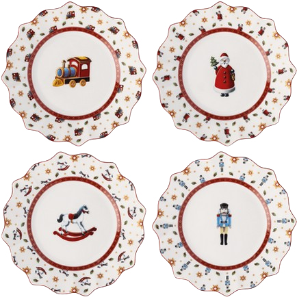 Villeroy & Boch 1485858815 zastawa obiadowa 4 szt. Porcelana Wielobarwny