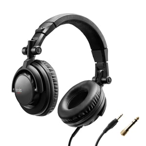 Hercules HDP DJ45 Wired Headphones, Headband Style, Music, Black