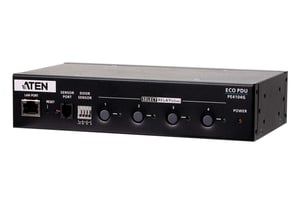 ATEN PE4104G-AT-G rozdzielacz zasilania PDU 4 x gniazdo sieciowe 1U Czarny