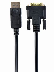 Gembird CC-DPM-DVIM-6 kabeladapter 1,8 m DisplayPort DVI Svart