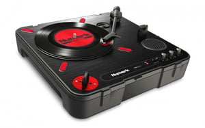 Numark PT01 gramofon dla DJ Gramofon DJ bezpośredni Czarny, Czerwony
