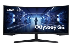 Samsung G55T monitor komputerowy 86,4 cm (34") 3440 x 1440 px UltraWide Quad HD LED Czarny