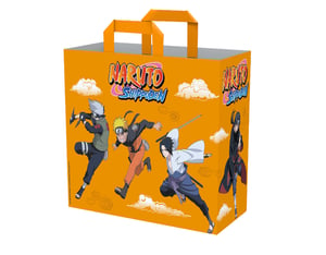 Konix Naruto KX SAC CABAS ORANGE Orangefarbene Einkaufstasche
