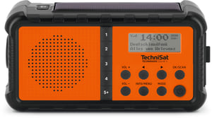 TechniSat TECHNIRADIO SOLAR 2 Bärbar Analog och digital Svart, Orange