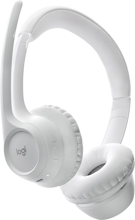фото Навушники з мікрофоном Logitech ZONE 300 Off-white (981-001416/981-001417)