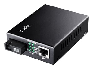 Cudy MC100GSB-60B 1000 Mbit/s Network Converter, Multifunctional, Single, Black