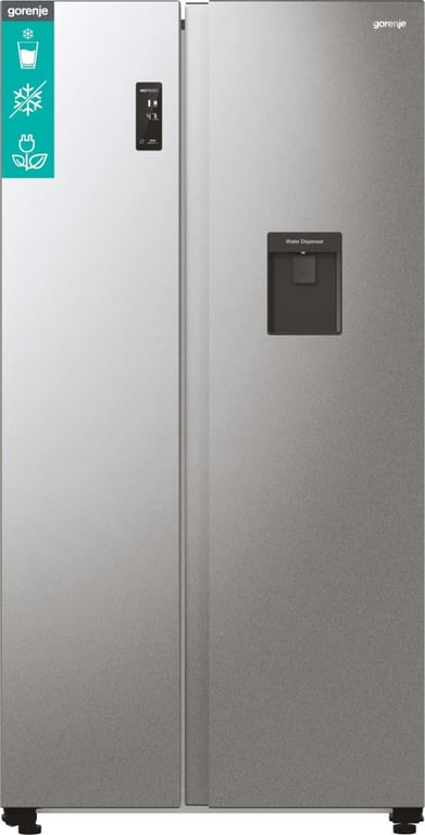 Gorenje NRR9185EAXLWD chłodziarko-zamrażarka otwierana obustronnie Wolnostojący 547 l Szary