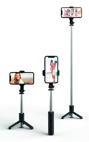 4smarts 541636 selfiepinne Smartphone Svart