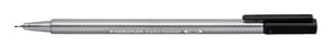 Staedtler Triplus Fineliner, feine Spitze, schwarz, 4 Stück