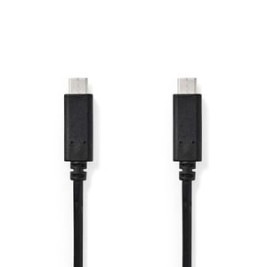 Nedis CCGB64700BK10 kabel USB USB 3.2 Gen 1 (3.1 Gen 1) 1 m USB C 0,48 Gbit/s Czarny
