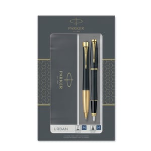 Parker 2093381 Füllfederhalterset Schwarz, Gold, 2 Stück