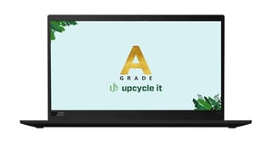 upcycle it Lenovo ThinkPad X1 Carbon 7:e (Renoverad) En bärbar dator med Intel® Core™ i5 i5-8265U, 35,6 cm (14") Full HD, 8 GB LPDDR3-SDRAM, 256 GB SSD, Windows 11 Pro, Skandinavien, svart