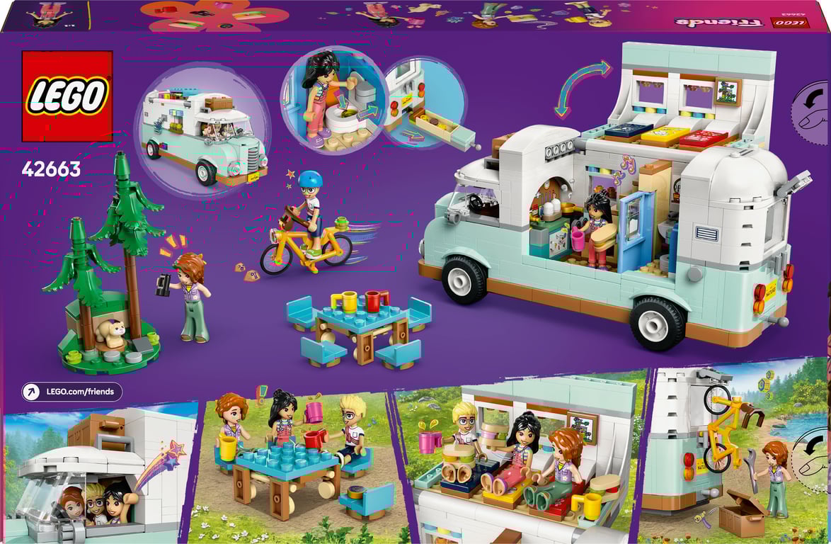фото Блоковий конструктор LEGO Friends Пригоди на фургоні дружби 778 деталей (42663)