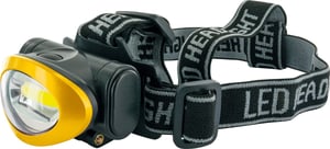 Schwaiger WLED40 511 Black, Yellow COB LED Headlamp