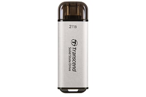 Transcend ESD300 2 TB USB Type-C Srebrny