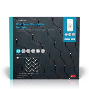 Nedis WIFILXN01W280 dekorativ belysning Lätt dekorationskedja 280 st. LED 3,1 W G