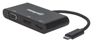 Manhattan 152990 extern grafikkort USB Svart