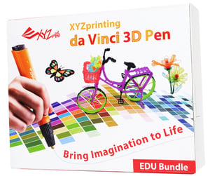 XYZprinting 3N10EXUK00G 3D-Stift 0,8 mm Schwarz, Orange