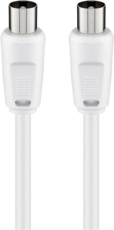 Goobay 68145 kabel koncentryczny 3C-2V 1,5 m Biały