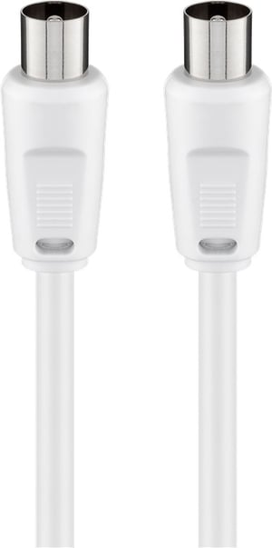 Goobay 68145 kabel koncentryczny 3C-2V 1,5 m Biały