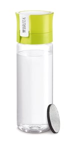 Brita Fill&Go Vital 0.6 L Water Filter Bottle, Green, Clear
