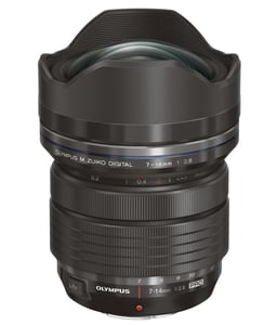 Olympus M.ZUIKO ED 7–14 mm 1:2,8 PRO spiegellose Kamera/Spiegelreflexkamera mit einem Objektiv Superweitwinkelobjektiv Schwarz