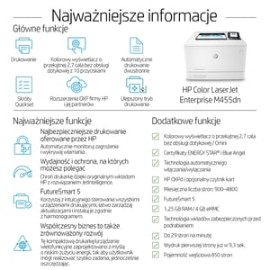 HP Color LaserJet Enterprise Drukarka M455dn