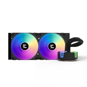 Zalman RESERATOR5 Z24 ARGB BLACK PC-Kühlsystem All-in-One-Flüssigkeitskühler für den Prozessor, 12 cm, schwarz
