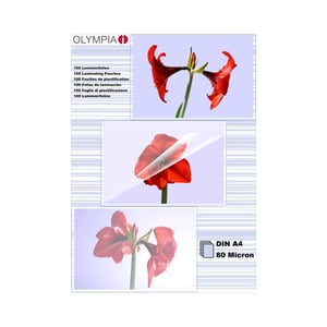 Olympia 1x100 DIN A4 80 micron folia do laminowania 100 szt.
