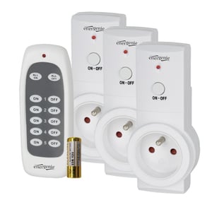 Gembird EG-SSWS3F-01 intelligenter Stecker 3680 W, weiß