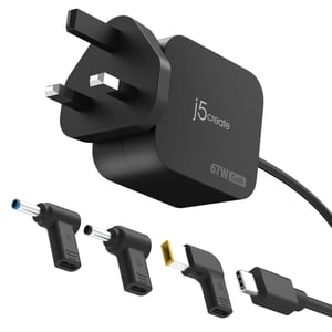 j5create JUP1565DCF3A-FN Ladegerät für mobile Geräte Schwarz