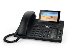 Snom D385 VoIP Phone, Black, 12 Lines, TFT
