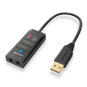 Sharkoon 4044951034215 ljudkort 7.1-kan. USB