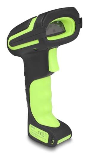 DeLOCK 90588 Barcode Scanner Handheld 1D/2D CMOS Barcode Scanner Black, Green