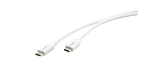 Kramer Electronics C-USB/CC-6 USB 2.0 Cable, 1.8 m, USB-C to USB-B, White