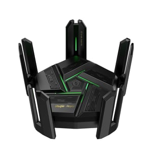 Ruijie Networks RG-EW7200BE PRO router bezprzewodowy Dual-band (2.4 GHz/5 GHz) Czarny