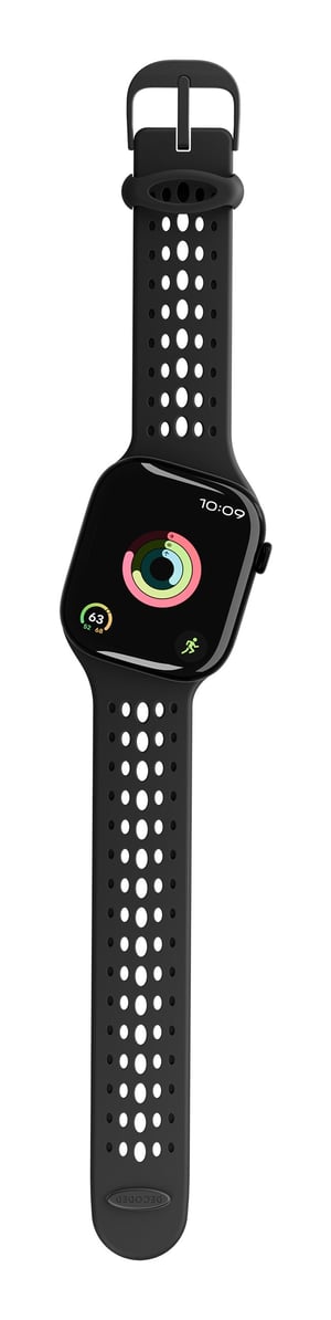 Decoded Ares O Watch Band Czarny Silikon