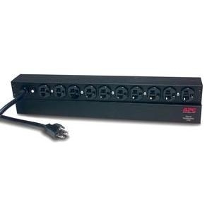 APC Rack-PDU, Basic, 1U, 20 A, 120 V Stromverteiler (PDU), schwarz