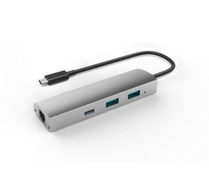 Extra Digital CA910557 huby i koncentratory USB 3.2 Gen 1 (3.1 Gen 1) Type-C 5000 Mbit/s Szary