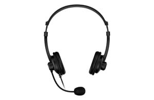 Genius HS-230U Hörlursset, trådbundet, huvudband, kontor/callcenter, svart