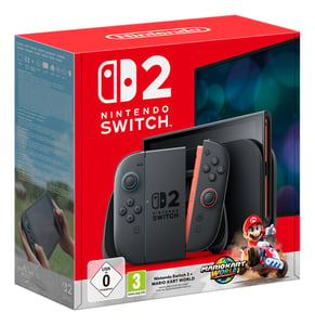 Nintendo Switch 2 + Mario Kart World – tragbare Spielkonsole, 20,1 cm (7,9"), 256 GB, Touchscreen, WLAN, schwarz