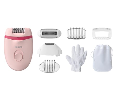 Philips Satinelle Essential BRE285/00 Kompaktowy depilator zasilany sieciowo