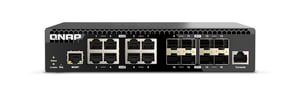 QNAP QSW-M3216R-8S8T Managed L2/L3 10G Ethernet (100/1000/10000) Network Switch, 1U, Black