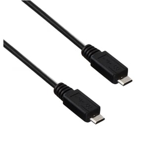 Akyga AK-USB-17 USB 2.0 Cable, 0.6 m, Micro-USB B, Black