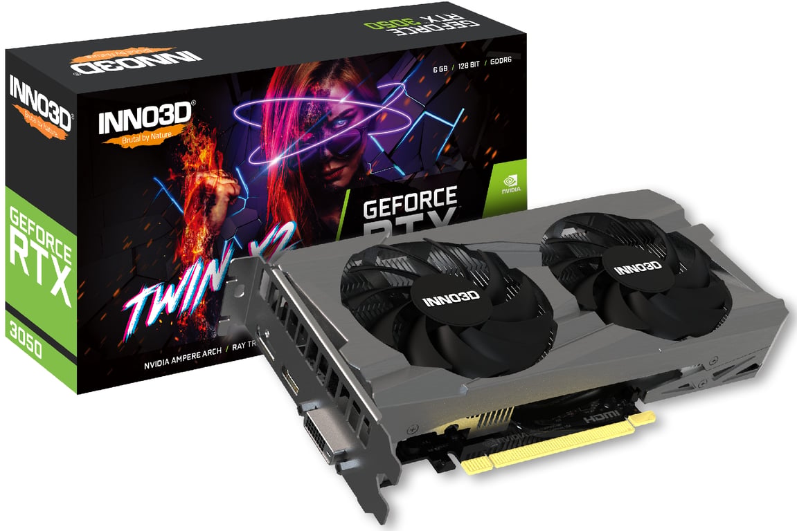 INNO3D GeForce RTX 3050 Twin X2 NVIDIA 6 GB GDDR6