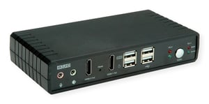 ROLINE 14.01.3047 KVM-switch Svart