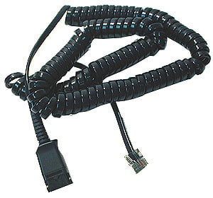 POLY 27190-01 kabel telefoniczny Czarny